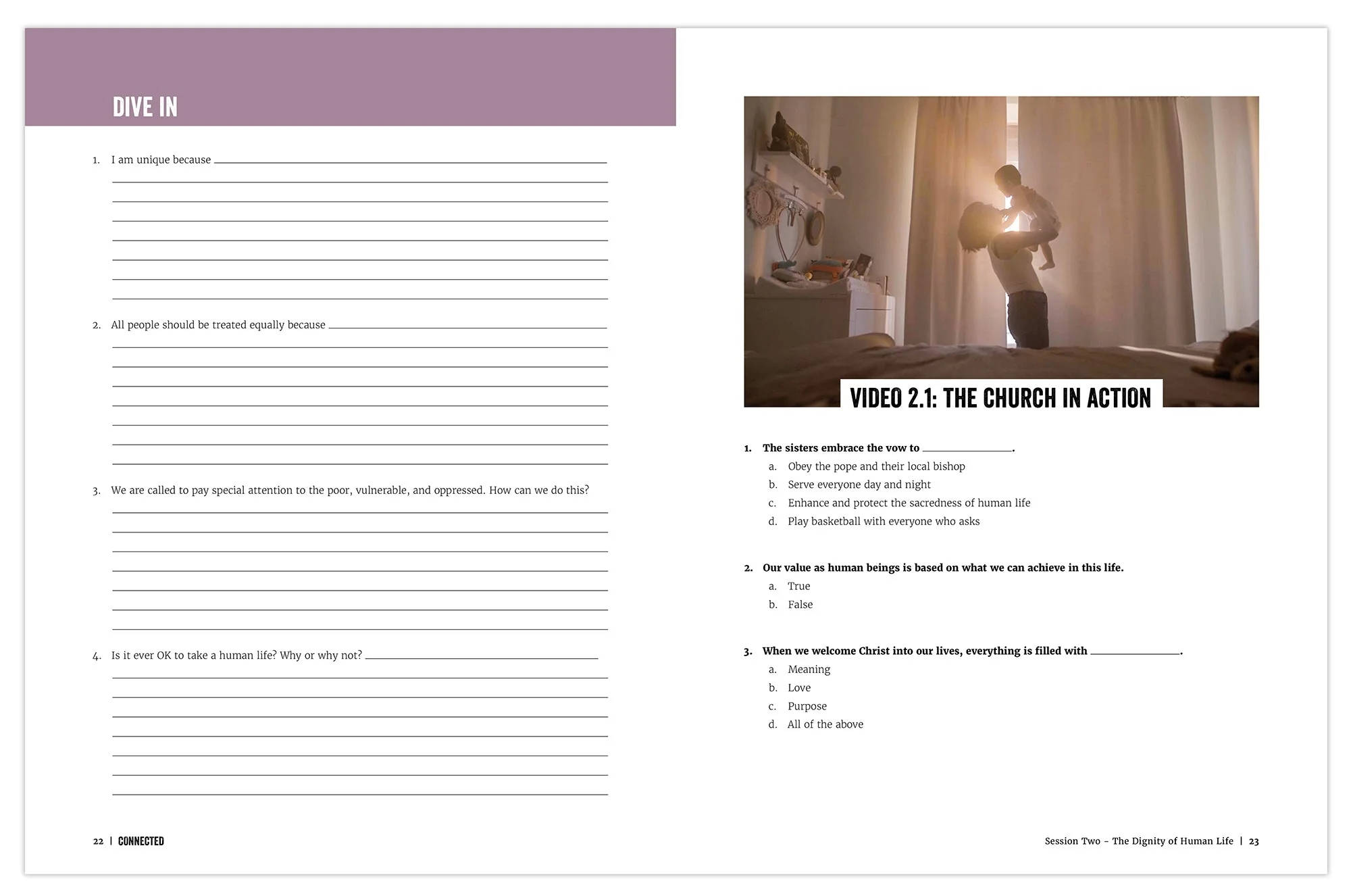 Connected: Catholic Social Teaching for This Generation, Student Workbook - Image 4