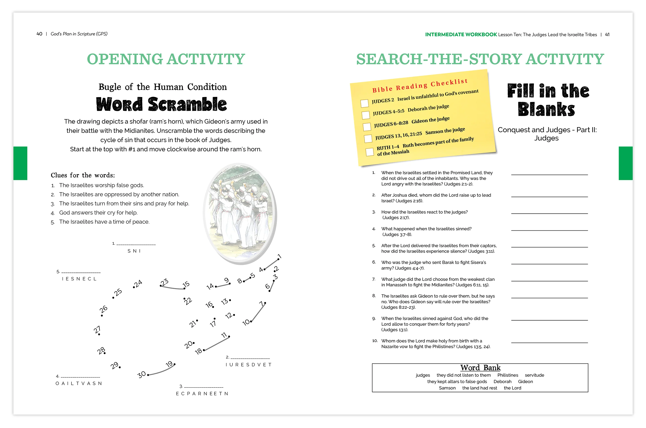 God's Plan in Scripture (GPS) Intermediate Student Pack - Image 2