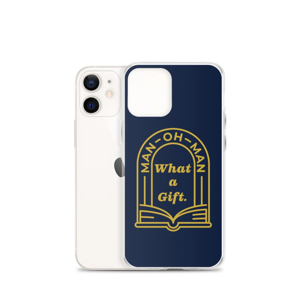Man-oh-Man Bible in a Year iPhone Case - Navy - Image 11