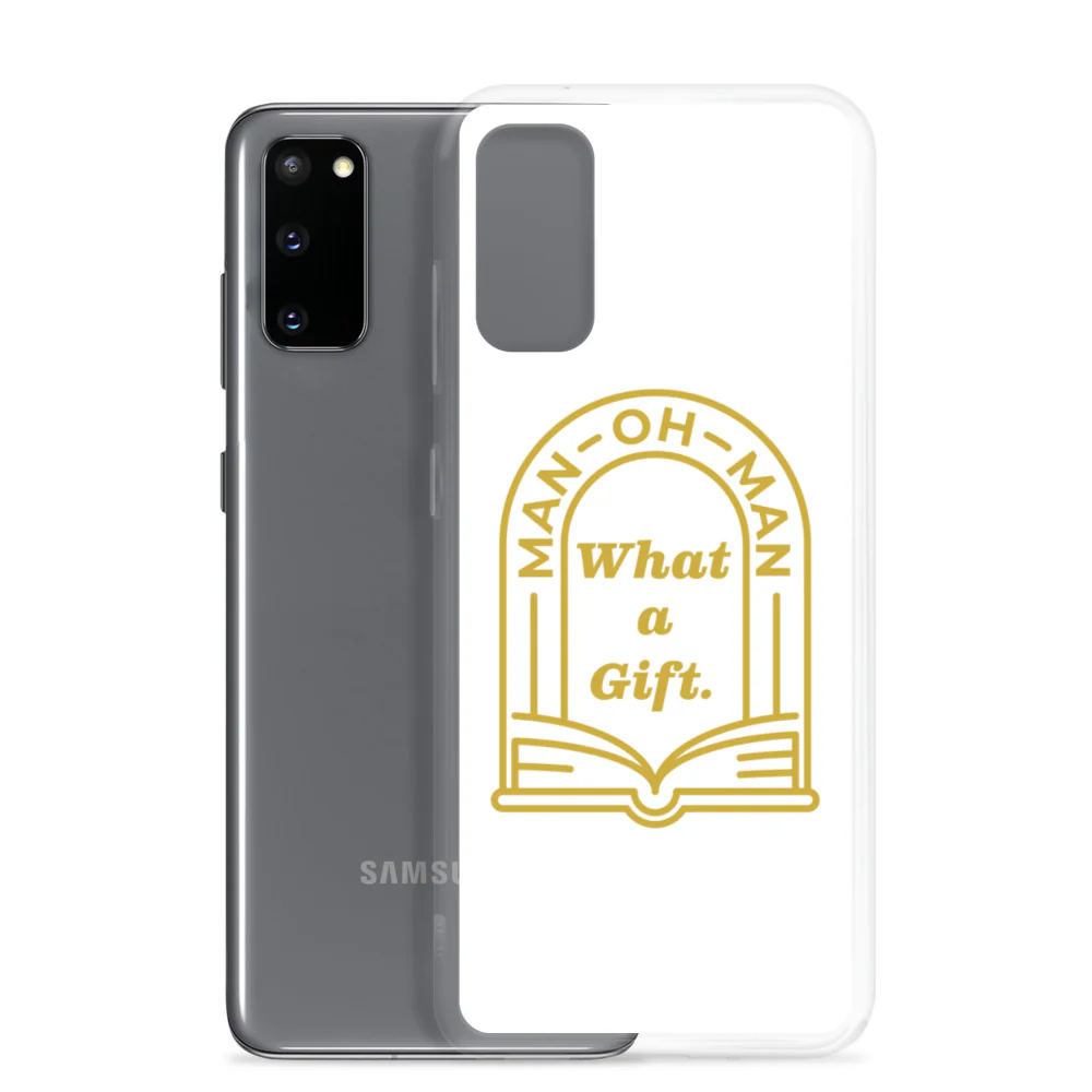 Man-oh-Man Bible in a Year Samsung Phone Case - White - Image 8