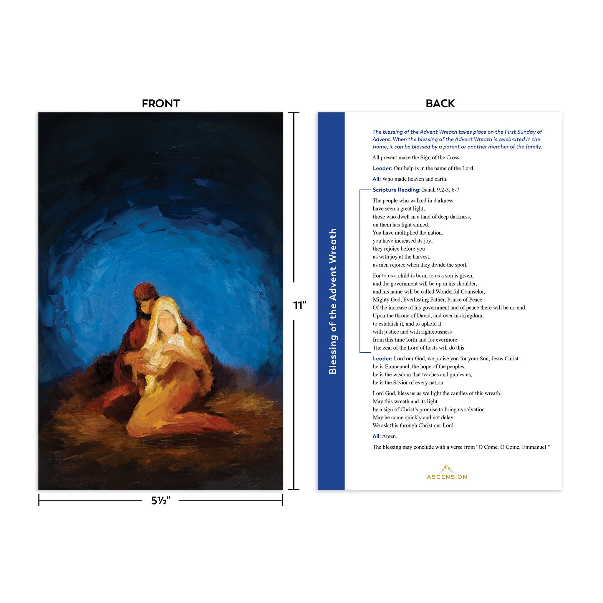 Rejoice! Advent Meditations with the Holy Family Journal and Advent Prayer Cards Bundle - Image 2