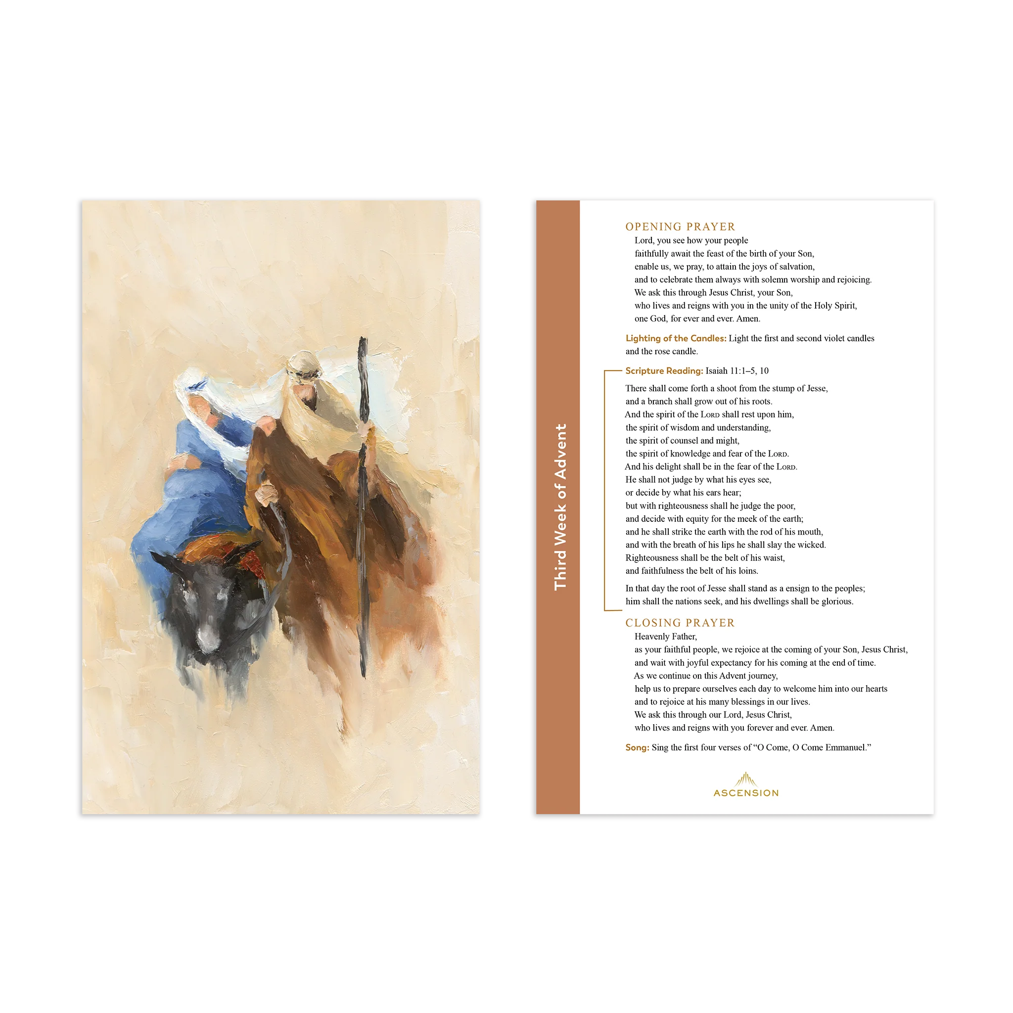 Rejoice! An Advent Pilgrimage into the Heart of Scripture: Year B, Journal and Advent Prayer Cards Bundle - Image 5